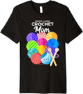Crochet Mom Hobby Crocheter Knitter Balls of Yarn Premium