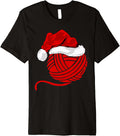 Funny Santa Hat Crochet Knitting Yarn Crocheting Christmas Premium