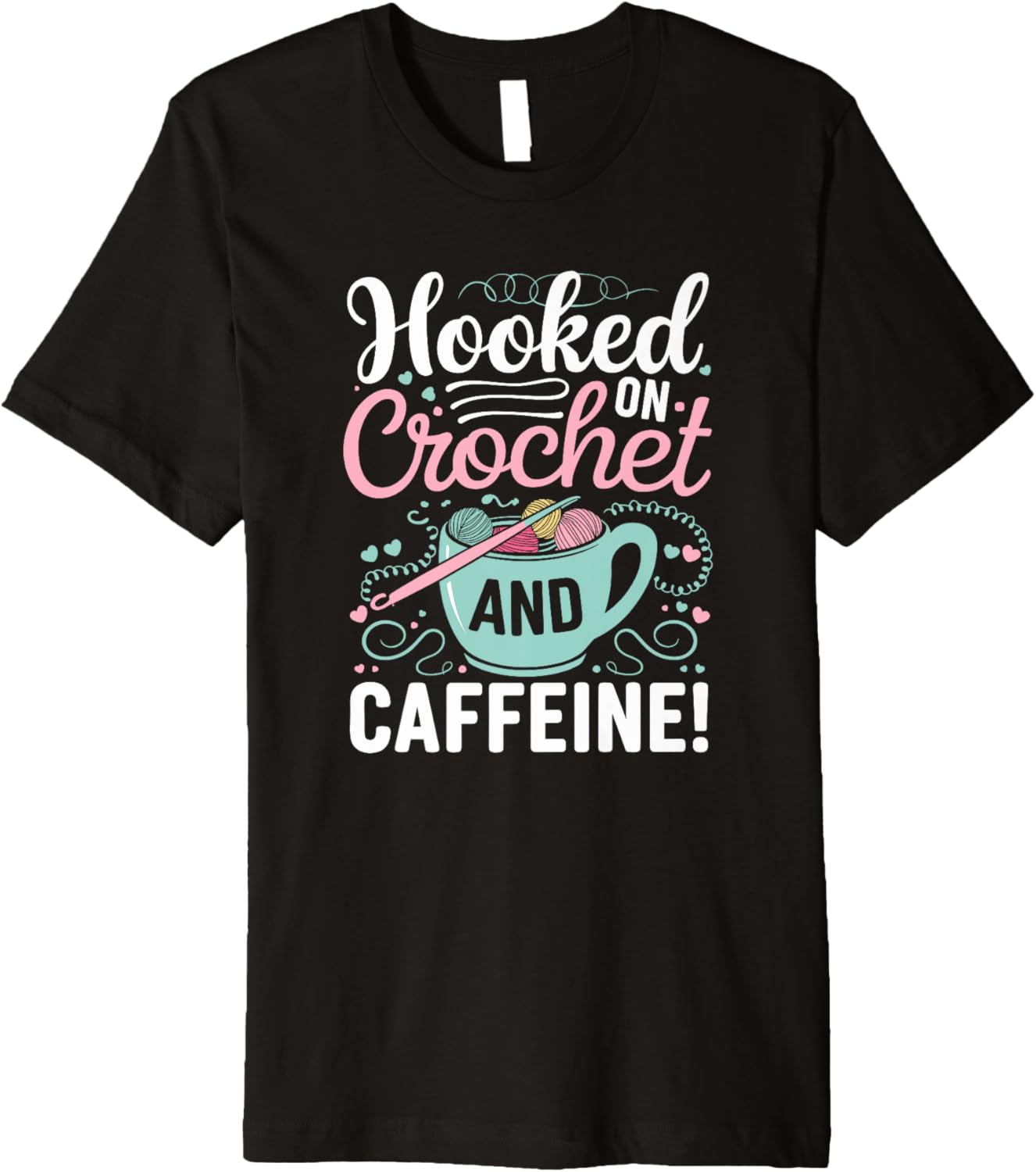 Funny Crochet Lover Knitting Yarn Crocheter Design Premium