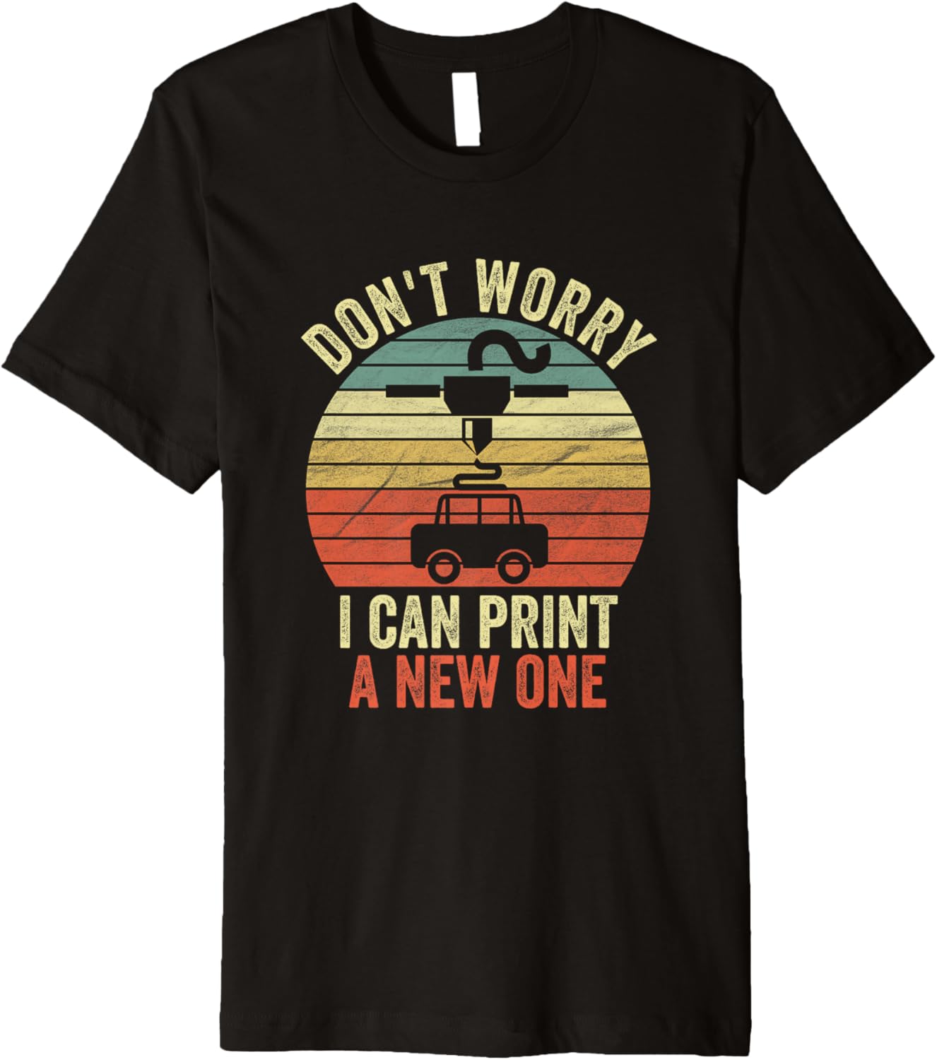 Vintage Retro 3D Printer Funny Geek Nerd Premium