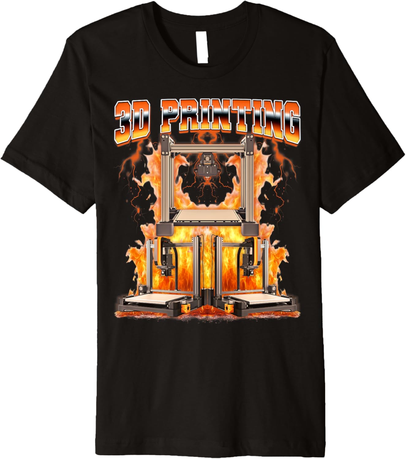 3D Printing 3D Printer Machine 90S Bootleg Style Premium