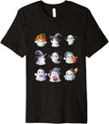 Halloween Crochet Lovers Cute Yarn Ghosts Knitter Premium