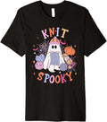 Knit Spooky Ghost Halloween Knitting Yarn Lovers Premium