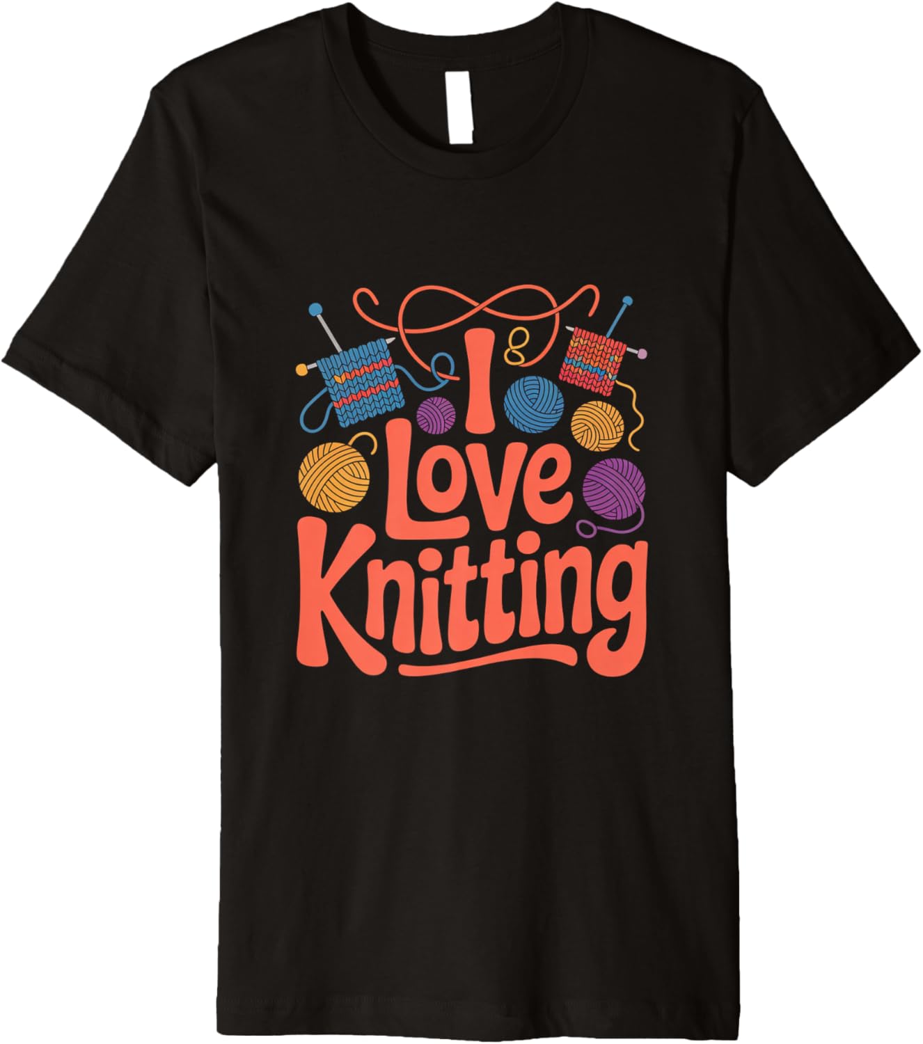 I Love Knitting Creative Yarn Balls Premium