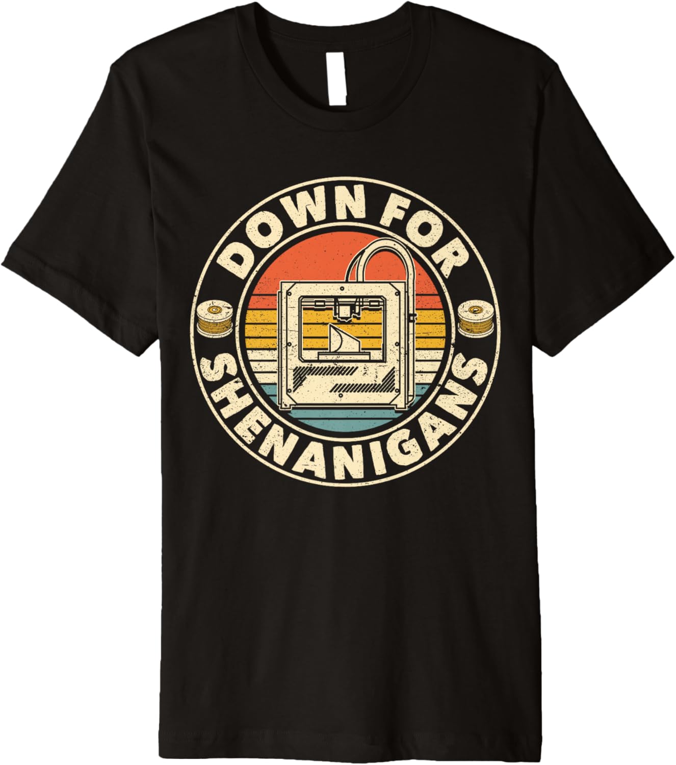Retro 3D Printer Down Shenanigans 3D Printing Premium