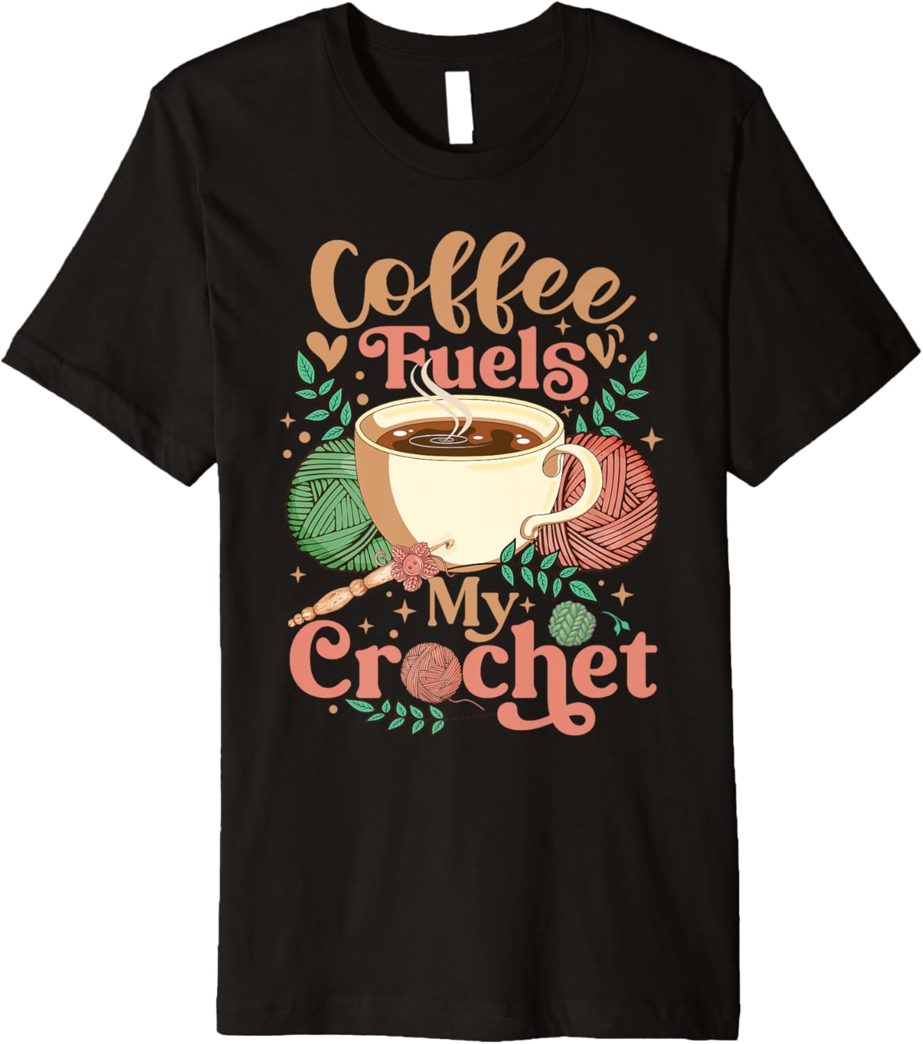 Yarn Crocheting Coffee Knitting Premium