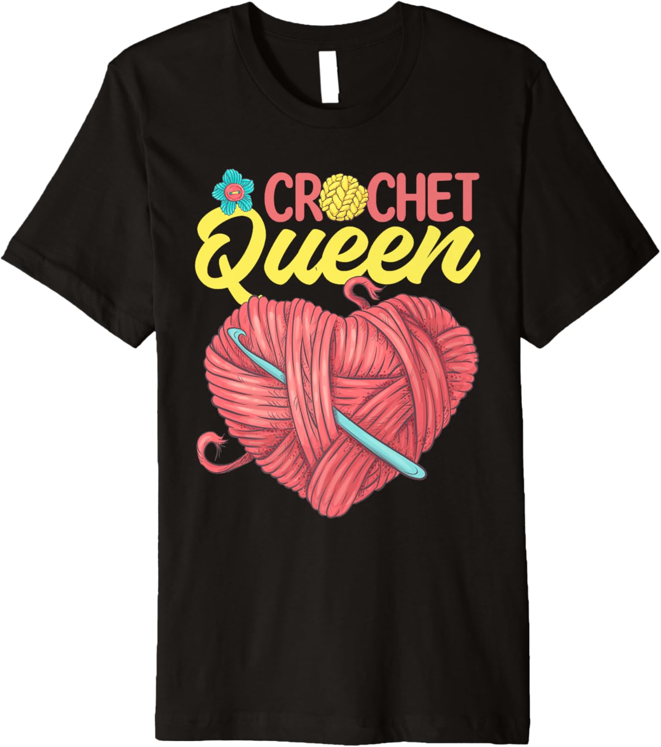 Crochet Queen - Yarn Lover Premium