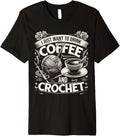 Crochet Knitting Yarn Crocheter Coffee Premium