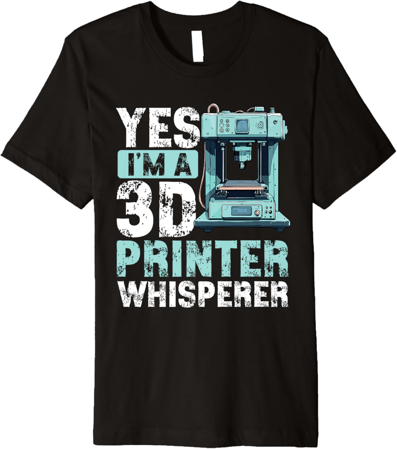 3D Printer Whisperer 3D Printing Humor Premium