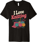 I Love Knitting Yarn Needles Passion Premium