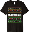 Ugly Xmas Sweater Merry Knitmas Knitting Yarn Christmas Premium