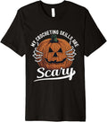 Crochet Yarn Halloween Pumpkin Yarn Lovers Funny Crocheters Premium