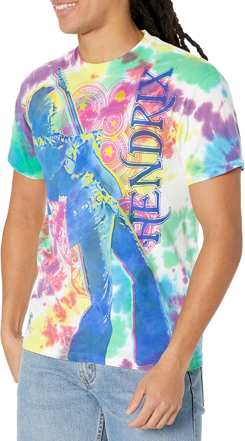 Liquid Blue Unisex Adult Standard Jimi Hendrix Electric Lady Short Sleeve Tee