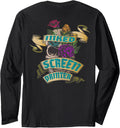 Screen Printer Inked Skull Tattoo Backside Design Long Sleeve