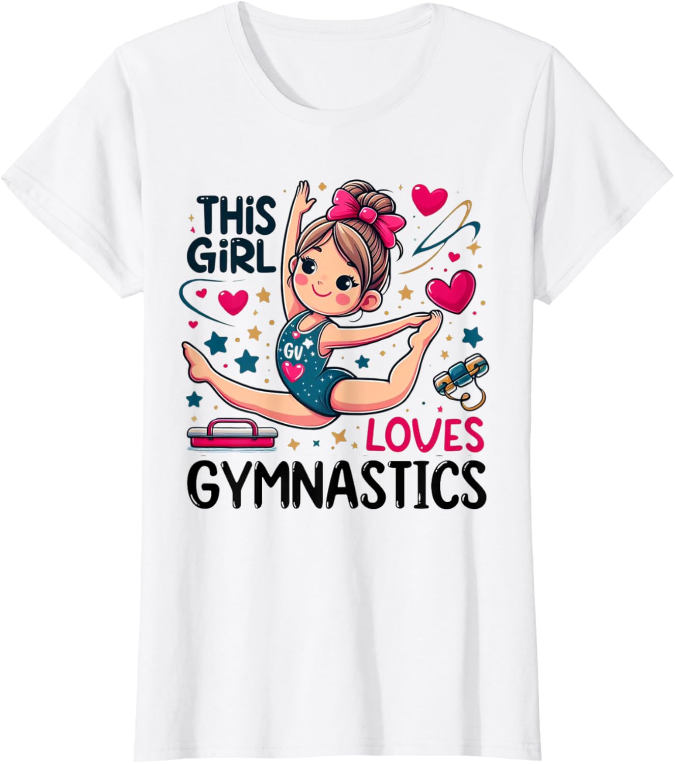 This Girl Loves Gymnastics Gymnastic Sport Lover Tee