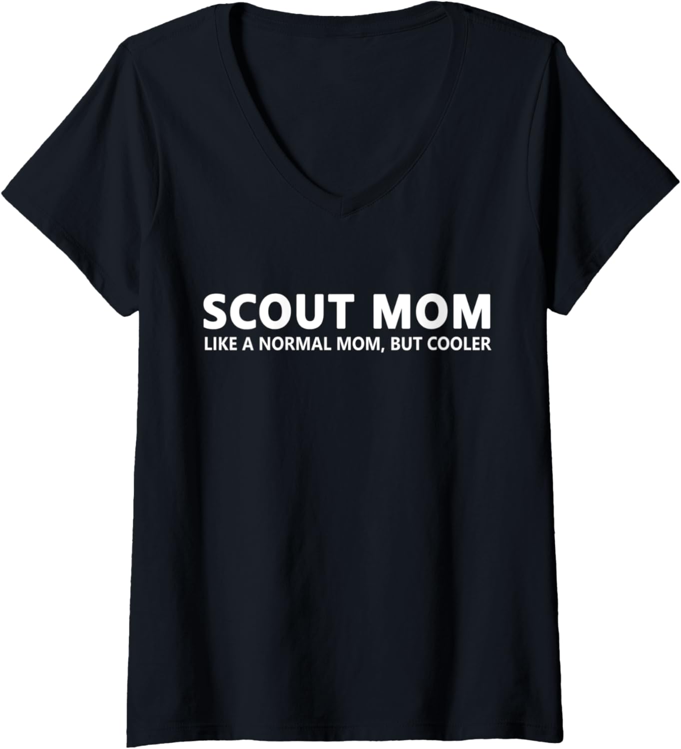 Womens Scout Mom Scouting Mother V Neck