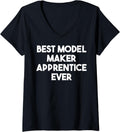 Womens Best Model Maker Apprentice Ever V-Neck