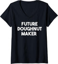 Womens Future Doughnut Maker V-Neck