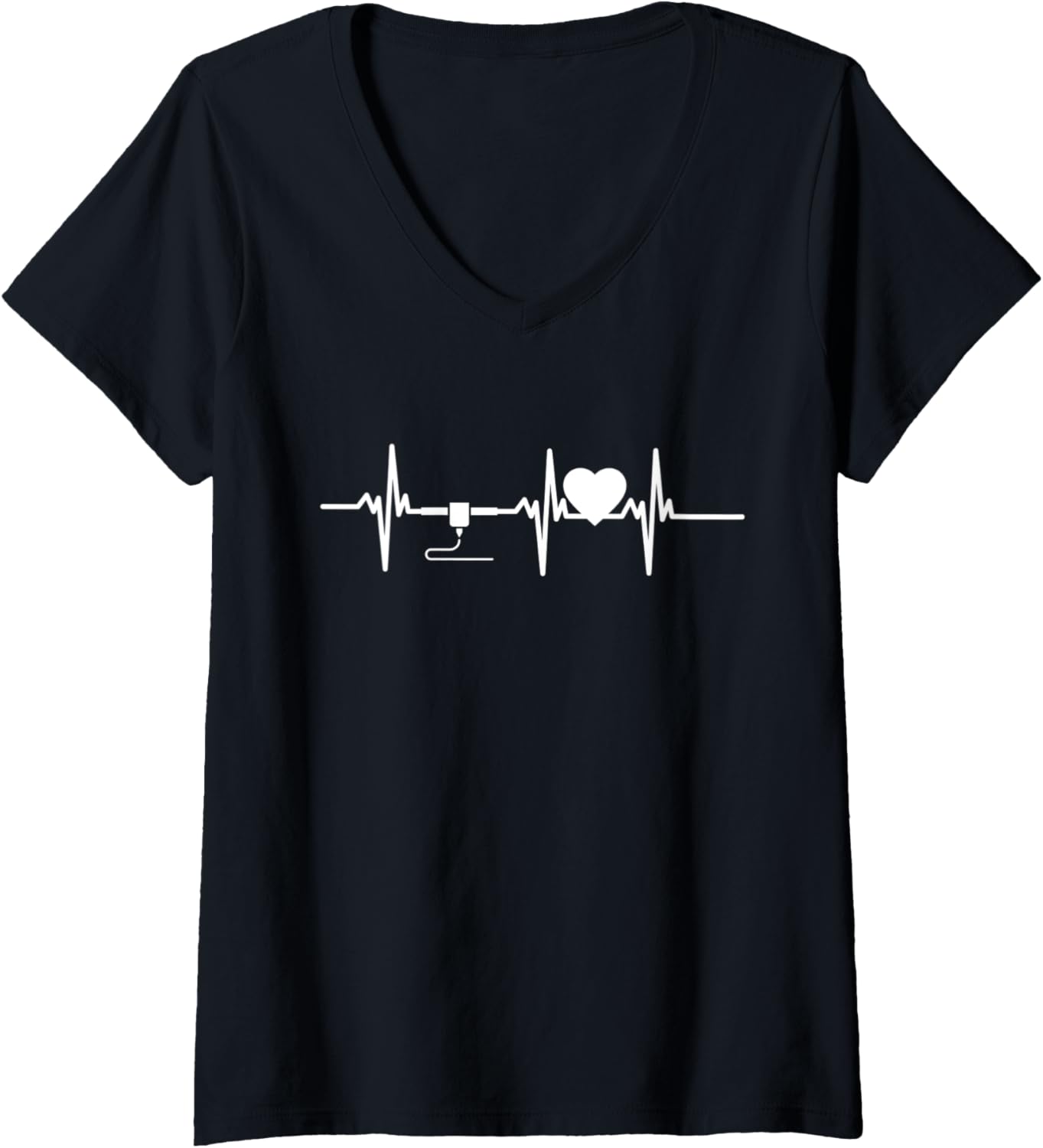 Womens 3D Printer Hobby 3D Printing V Neck