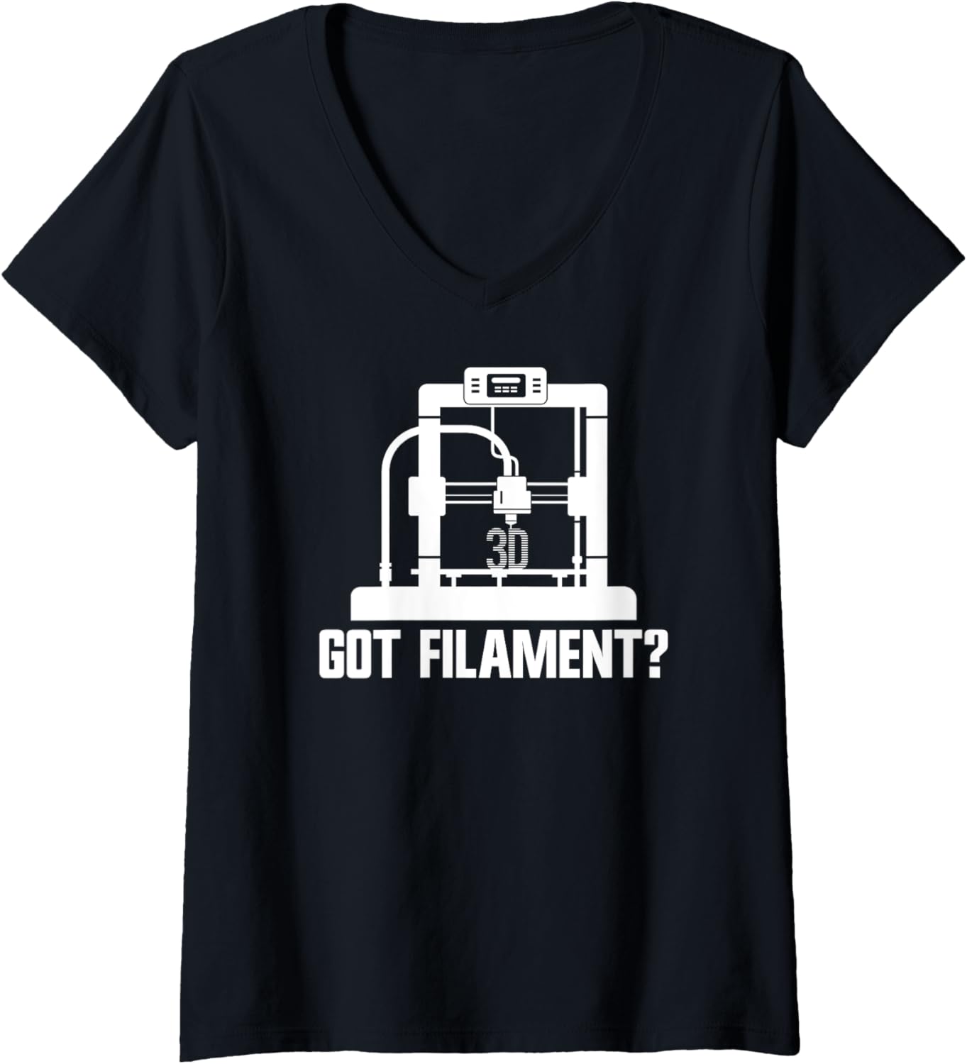 Womens 3D Print Got Filament 3D Printer 3D Printing V Neck