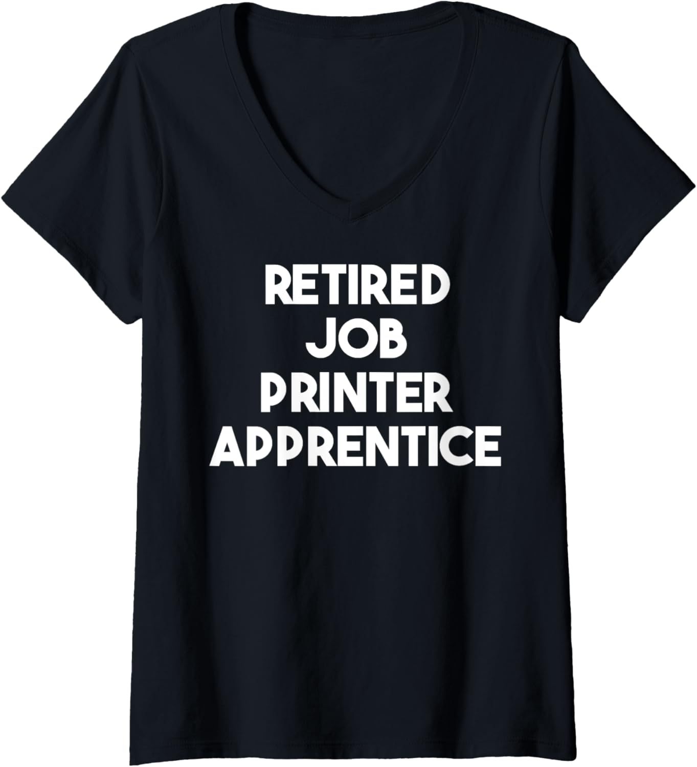 Retired Job Printer Apprentice V Neck