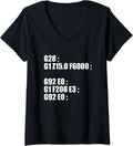 Womens 3D Printer G28 Start Code In Gcode Programming Language V Neck