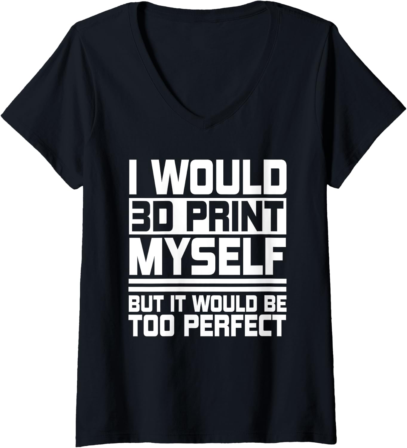 3D Printing Modeling Digital Artist 3D Printer Art V Neck