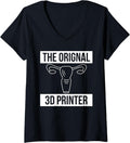 Womens Original 3D Printer 3D Printing Printer V Neck