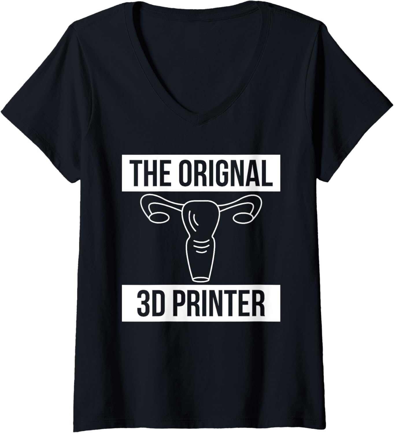 Womens Original 3D Printer 3D Printing Printer V Neck