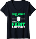 Womens 3D Printer Print A New One 3D Printing V Neck