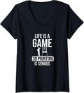 Womens 3D Printing Is Serious 3D Printing 3D Printer Geek V Neck