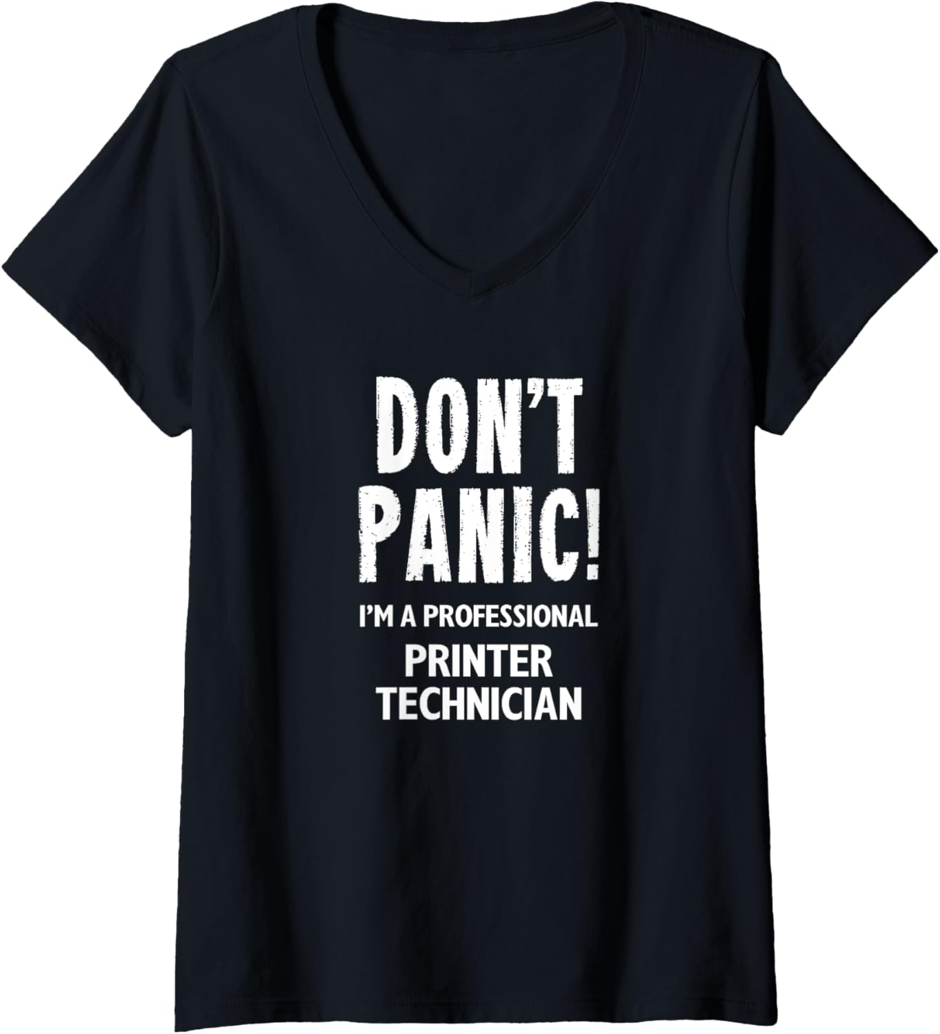 Womens Printer Technician V Neck