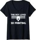 Womens Cool 3D Printing Boys Kids 3D Printer Lovers Print Geeks V