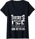 Womens Cnc 3D Printing Designer G28 Operator Machinist G Code V Neck