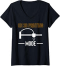 Womens On 3D Printing Mode 3D Printer Printing V Neck
