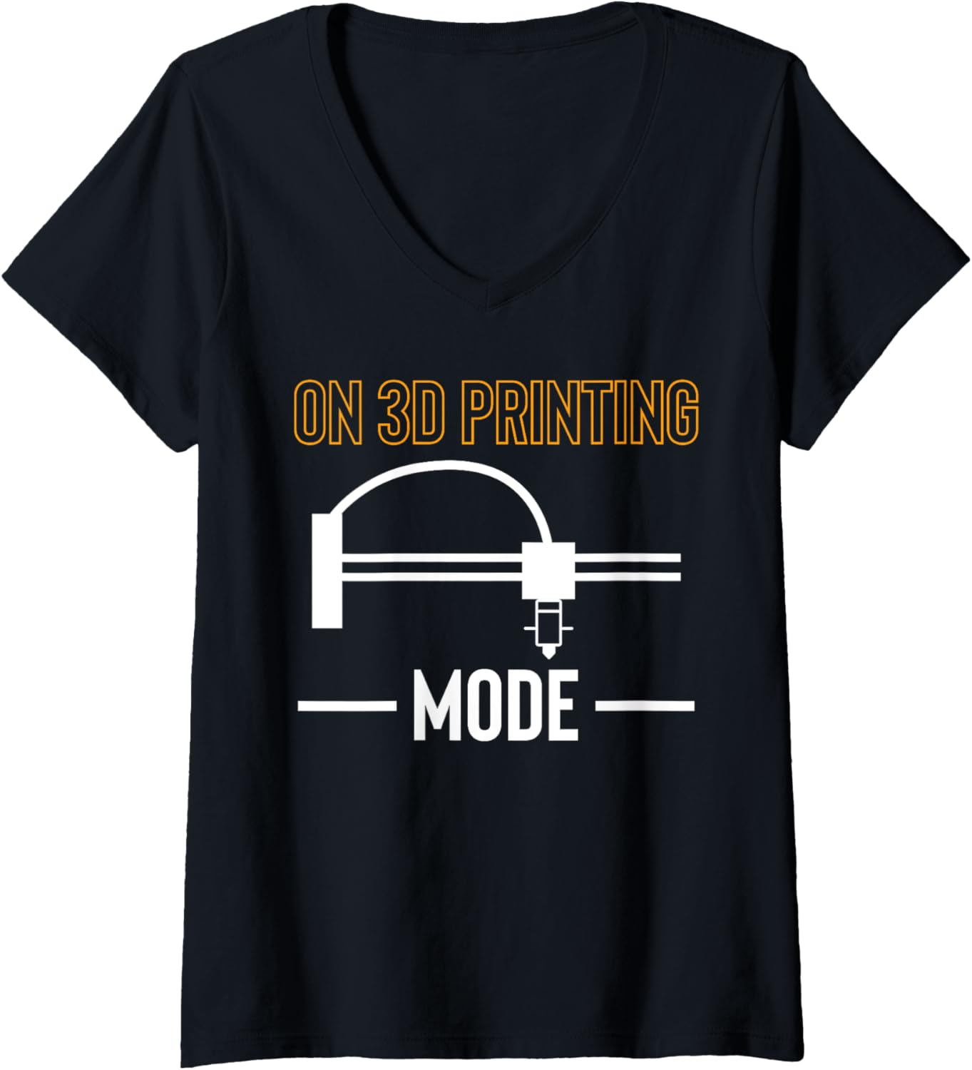 Womens On 3D Printing Mode 3D Printer Printing V Neck