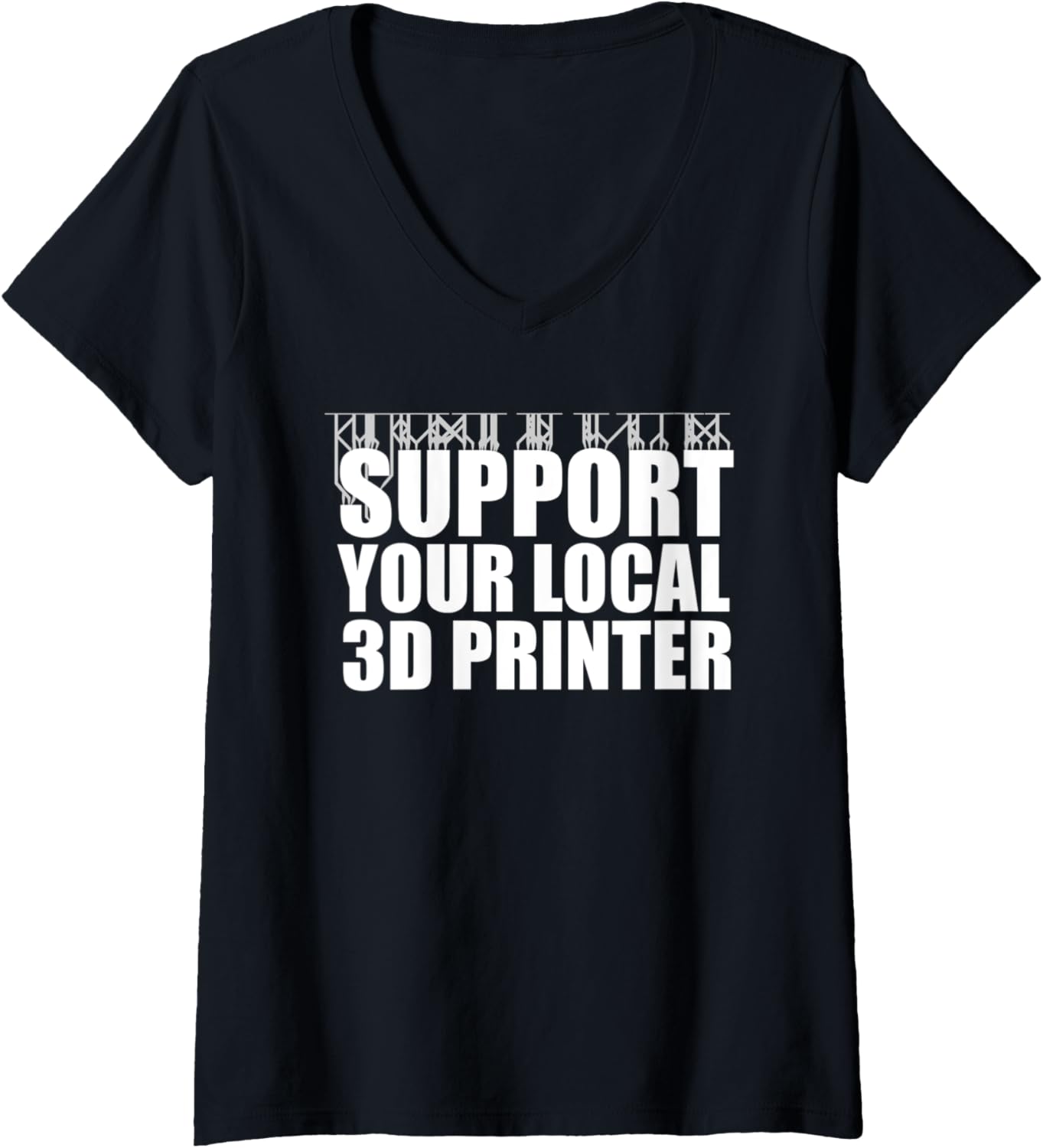 Womens Funny Resin 3D Printer Tshirt 3D Printing Pun Joke Sla Meme