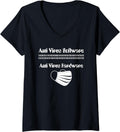 Womens Anti Virus Software V Neck