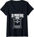 Womens 3D Printing Nerd 3D Print Machine Filament Funny 3D Printer V