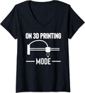 Womens On 3D Printing Mode 3D Printer Printing V Neck