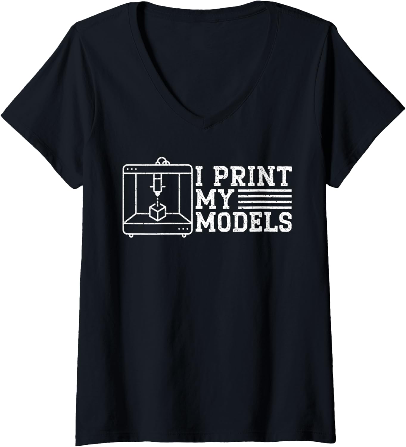 Womens I Print My Models 3D Printing Modelling Nozzle 3D Printer V