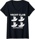 Benchy Yacht Club Funny Humor 3D Printing Enthusiast V Neck