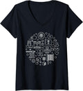 Womens 3D Printing 3D Printers Additive Manufacturing Fans V Neck