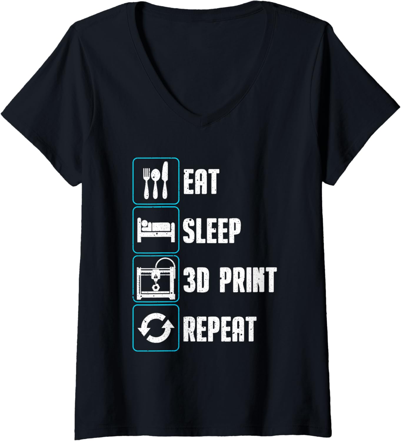 Womens 3D Printing Design Men Women 3D Printer Lover 3D Print V