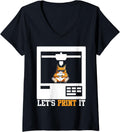 Womens 3D Printing Lets Print It 3 D Printer Funny 3D Printing