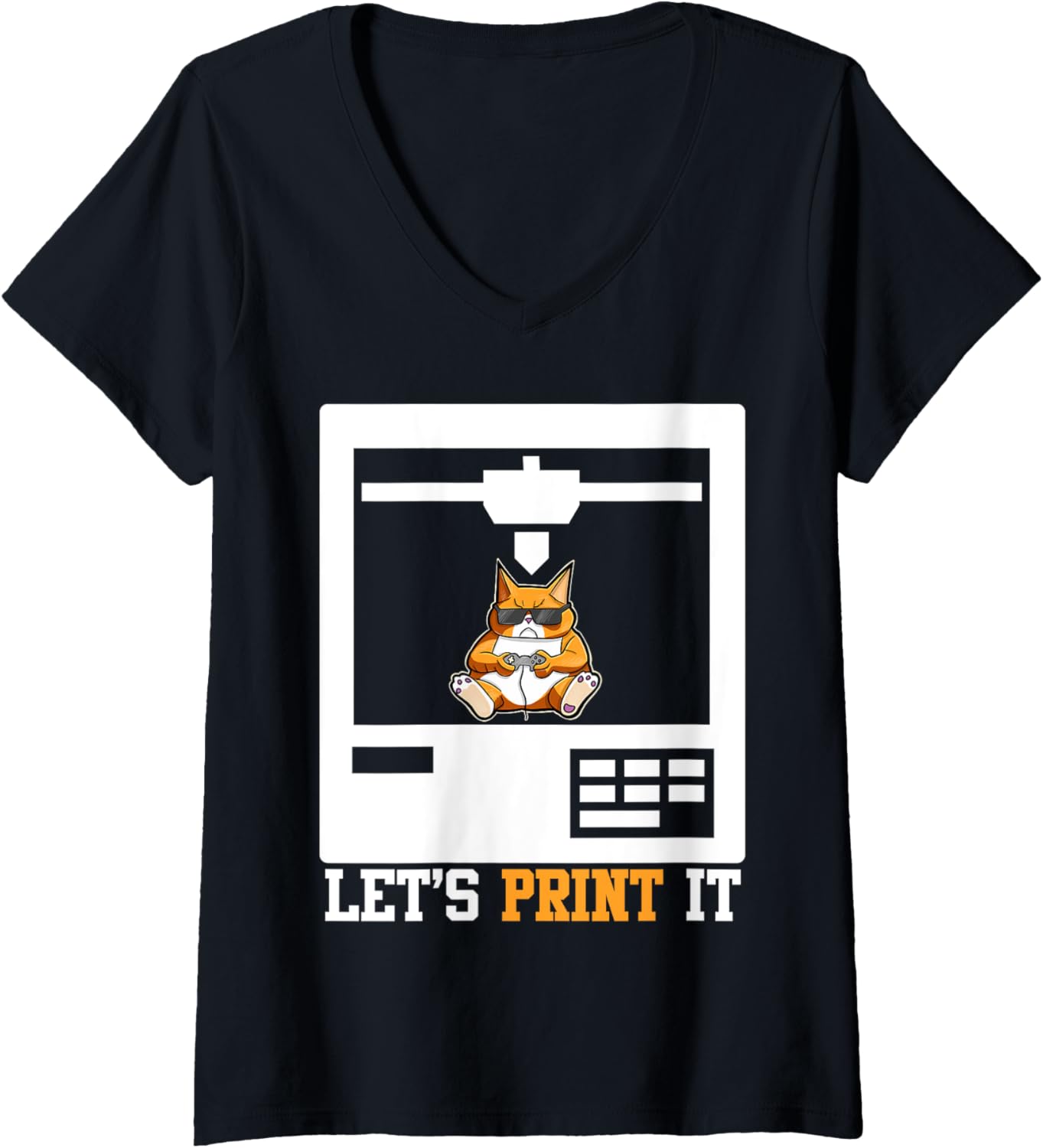 Womens 3D Printing Lets Print It 3 D Printer Funny 3D Printing