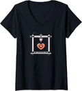 Womens 3D Printer Accessories 3D Printer With Heart V Neck