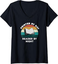 Womens Funny Printer By Day Reader By Night Print Cool Book Lover