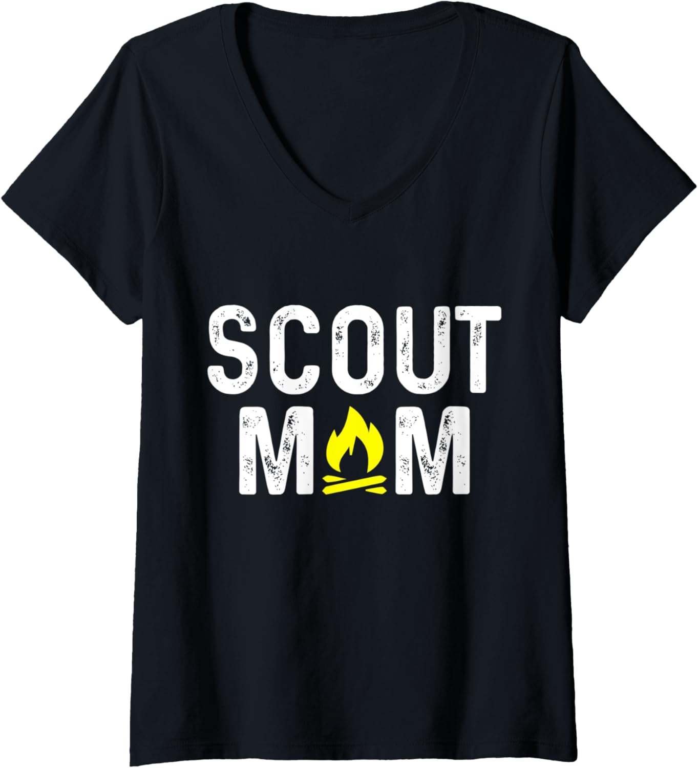 Womens Scouting Mom Scout Mother Scouts V Neck