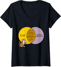 Kitten Moody Inkjet Printer Diagram Funny Cat Joke V Neck